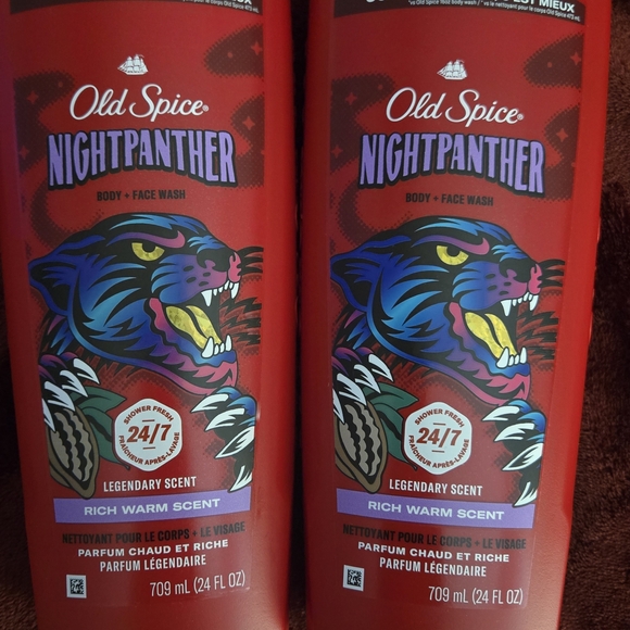 Old Spice Other - Old Spice Nightpanther Men’s Body + Face Wash - Red (Rich Warm Scent)